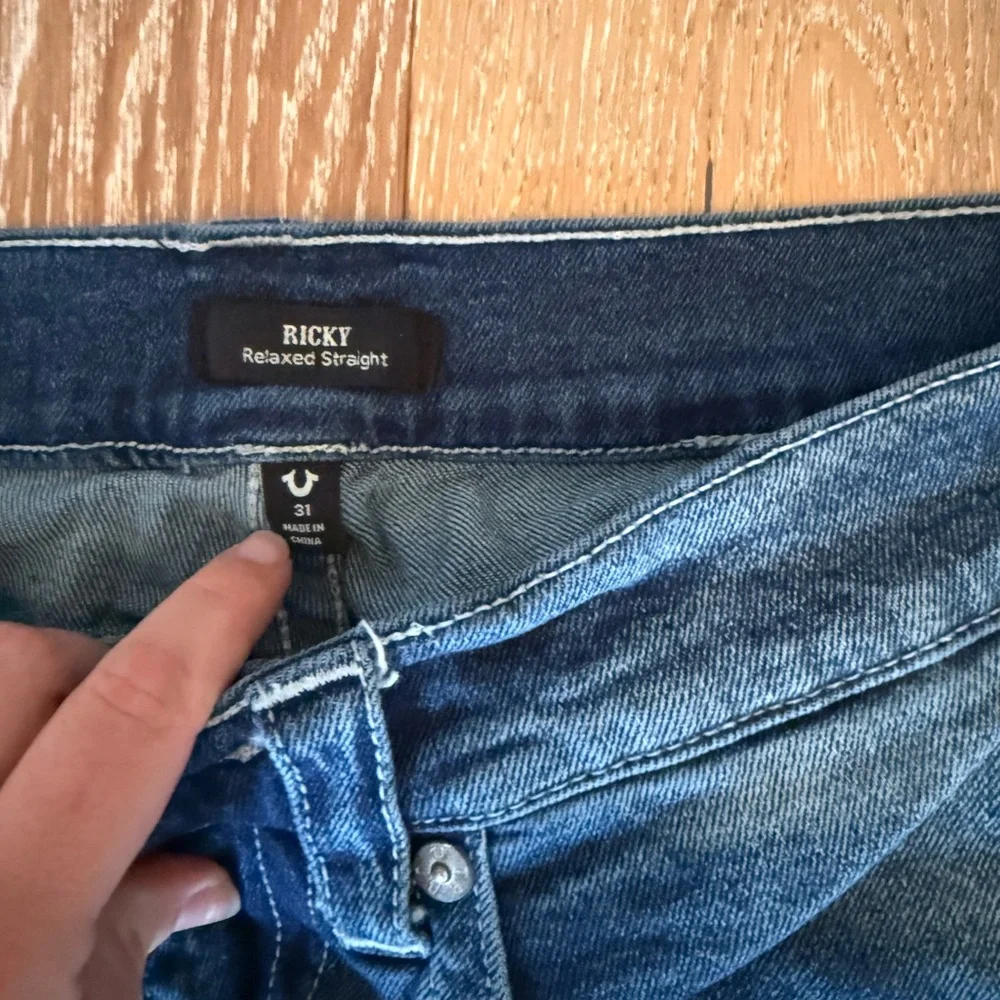 True religion the original stitch Ricky skinny mens jeans size 31 - Picture 3 of 6